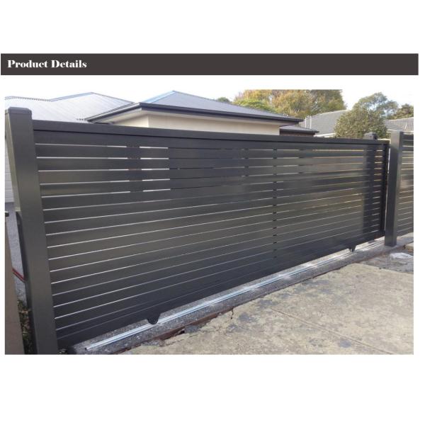 Modern Aluminium Louver Doors Retractable Sliding Anodized With Automatic System