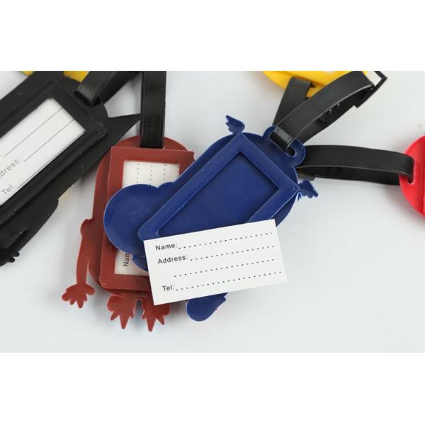 Wholesale Cute Cartoon Style Luggage Tag, Custom Travel Soft PVC Luggage Tags