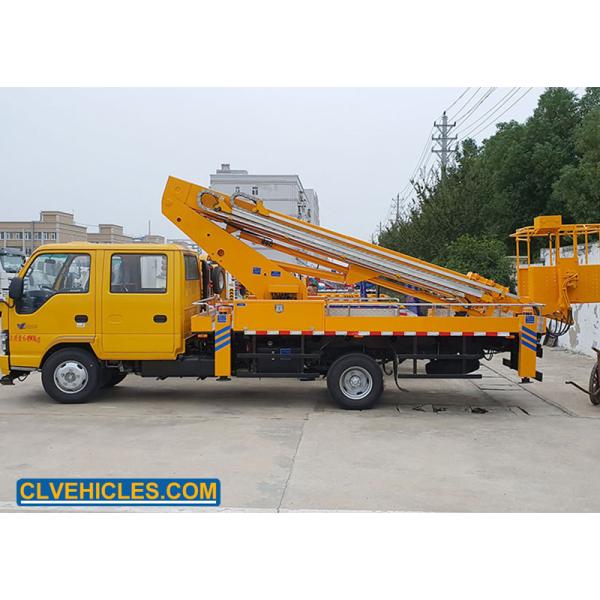 ISUZU N Series Truck Mounted Bucket Lift 16m Telescopic Boom with Crew Cab
