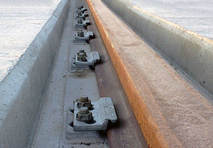High Strength KPO9 Rail Clamp Rail Fasteners For Crane Rail Systems
