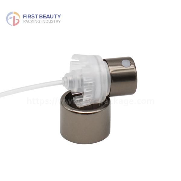 FEA15 Perfume Pump Sprayer Low Profile Aluminum 0.07 - 0.1ml