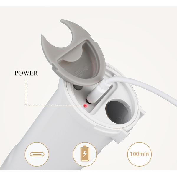 White Plastic Electric Cleaning Brush Set Top Selling Spin Scrubber for Deep Cleaning