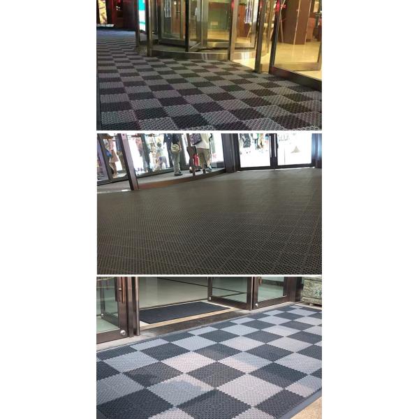 половые коврики Pvc 200mmx100mmx9mm коммерчески очаровывают половики входа грязи царапины 9mm толстое