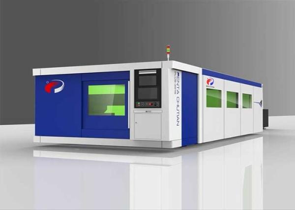 4000W Mild Steel Sheet Metal Laser Cutting Machine TRUMPF Laser Source