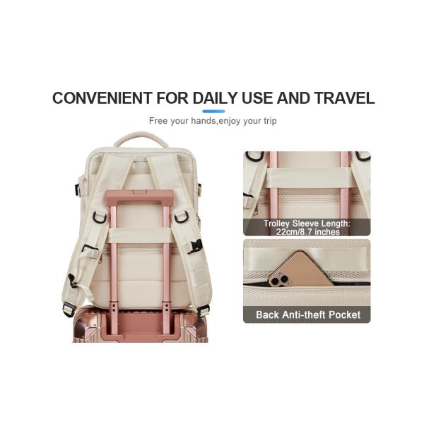 Large Travel Backpack Women, Carry On Backpack,Hiking Backpack Waterproof Outdoor Sports Rucksack Casual Daypack Fit