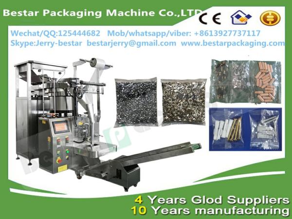 Fully automatic vibrate counting and packing machine for furniture hardware/small screws/plastic parts VFFS equipment