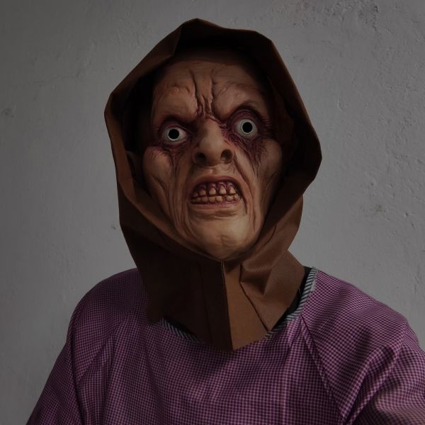 Breathable and Comfortable Latex Creepy Mask One Size Fit Most for Spooky Entertainment