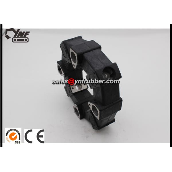 YNF Standard Black Rubber Flex Coupling For 50A / Excavator Spare Parts