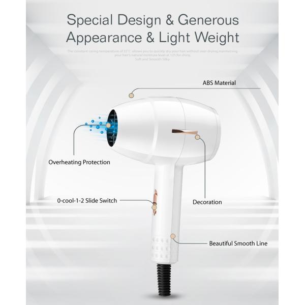 Фен для волос двойного напряжения тока аксиального потока электрический для пользы перемещения домашней
