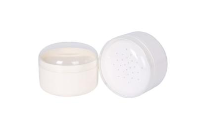 120g PP em pó vazio Casca Od 95mm frascos de creme cosmético frasco de talco para bebê frasco de pó com tampa de cúpula livre de BPA
