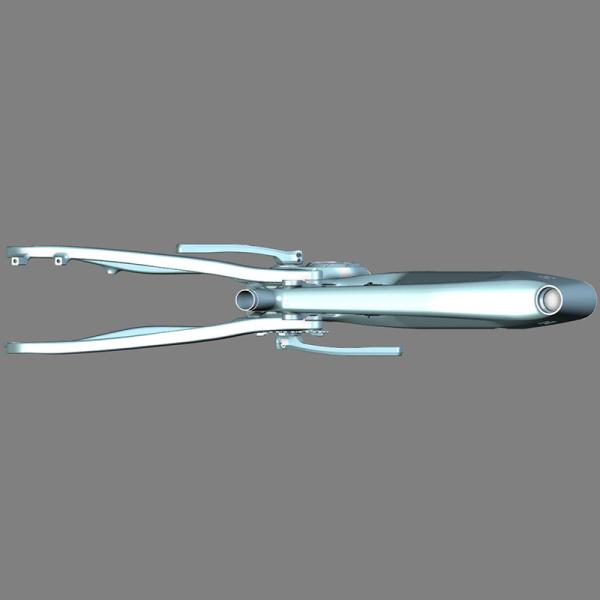 T1000 Carbon Fiber Full Suspension Electric Bike Frames Boost Disc Brake