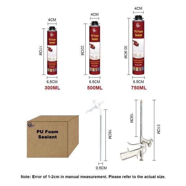Mixture MF High Grade Economical Fixing OEM Fireproof Polyurethane Spray Foam Waterproof Expanding Mounting PU Foam Spray
