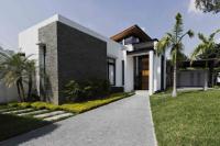 Casas pré-fabricadas do bungalow, casa pré-fabricada livre Kit Home da armação de aço da luz do projeto