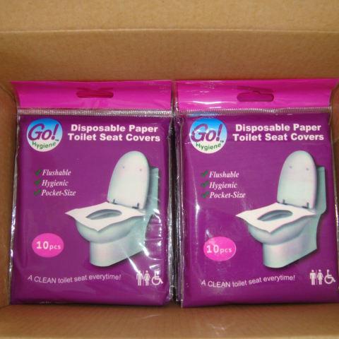 Toilet Seat Covers Disposable Toilet Seat Cover Paper Toilet Liners for Bathroom, Travel, Camping, Kids Potty Training