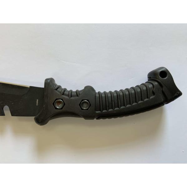 ODM 16in Rubber Handle Fixed Blade Hunting Knife 3mm Blade
