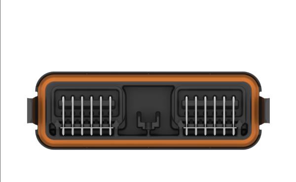 DTM13-12PA-12PB-R008 TE Connectivity Deutsch Connectors Right Angle 24 Circuit Dual Row 250 VAC Through Hole Deutsch Header