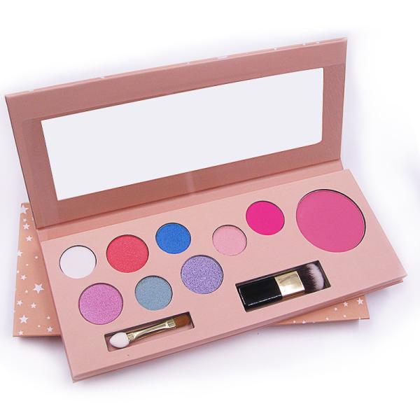 GMPC Cardboard Multicolors Cruelty Free Eyeshadow With Brush Set