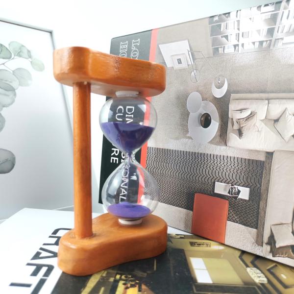 Wholesale  Promotional Wooden Sand Timer Hourglass For Kids
