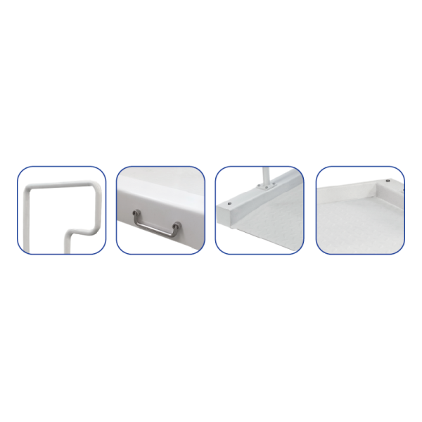 Digital 500kg Wheelchair Weighing Scale Carbon Steel Floor Scales For Hospital Nursing Home