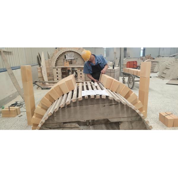 Сопротивление удара кирпича кремнезема глины огня печи плиты ISO изолируя