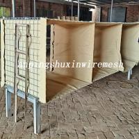 barreira 4mm militar dobrável do tamanho do furo da polegada 3x3 para o controlo de cheias