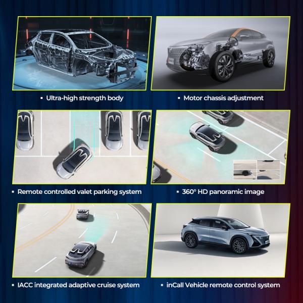 8 Speed 5 Door 5 Seat  Changan Uni T Used Electric Car 205km/H