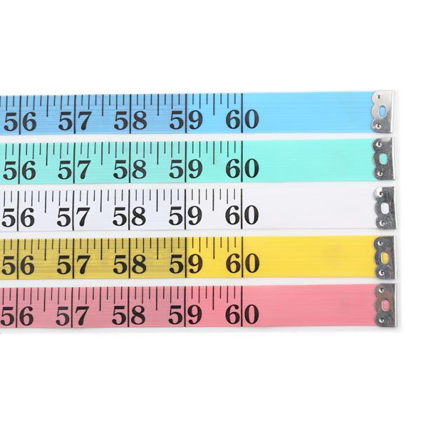 Flexible Plastic Clothing Tape Measure For Tailors Sewing 60 Inch Length OEM ODM
