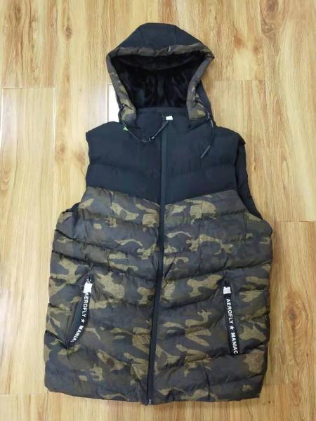 Light Mens Puffer Vest 3xl Big And Tall Camo Puffy Vest 100 Polyester