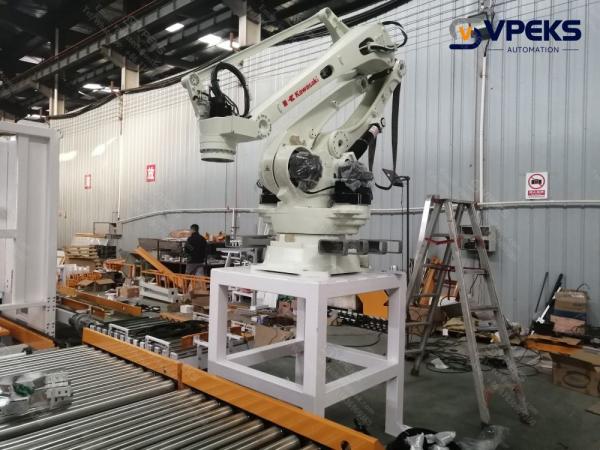 High Speed Depalletizer Machine For Carton Plastic Cases Depalletizer System
