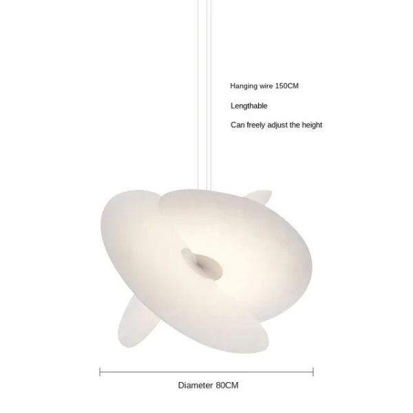 Silk Fabric Chandelier Eye Protection LED Levante Pendant（WH-AP-607）