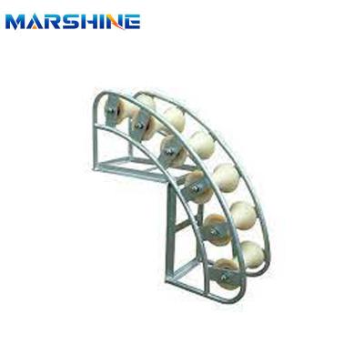 7.7-18kg Load Capacity Aluminum Nylon Wheel Cable Pulling Roller