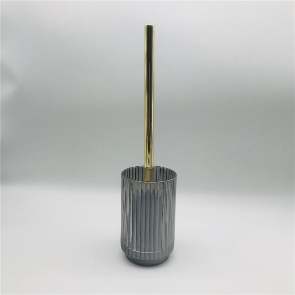 Accessoires de salle de bains en verre plaqué au nickel ionique à bande verticale