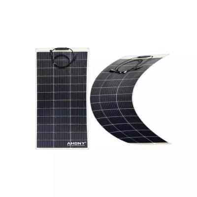 HJT HCF painel solar flexível 100W 110W 120W Para acampamento RV Motorhome barco iate