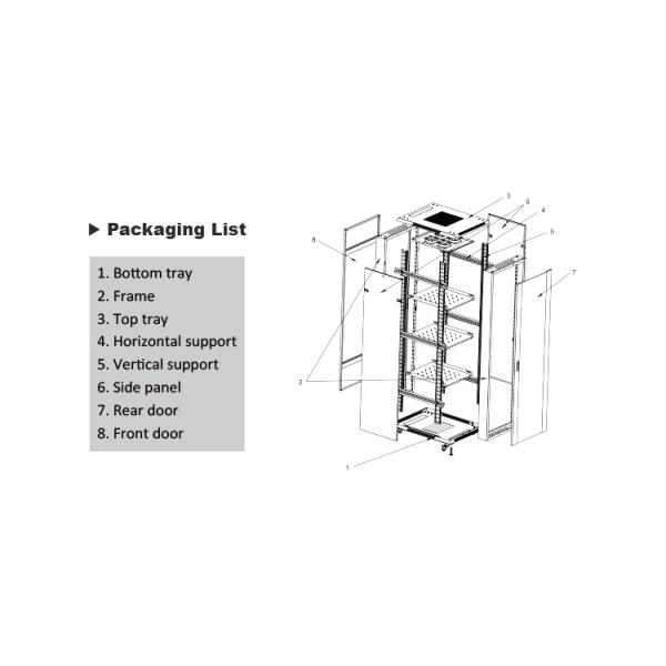 ODM Multi Sizes 24u Server Rack For Outdoor And Indoor Network Telecom