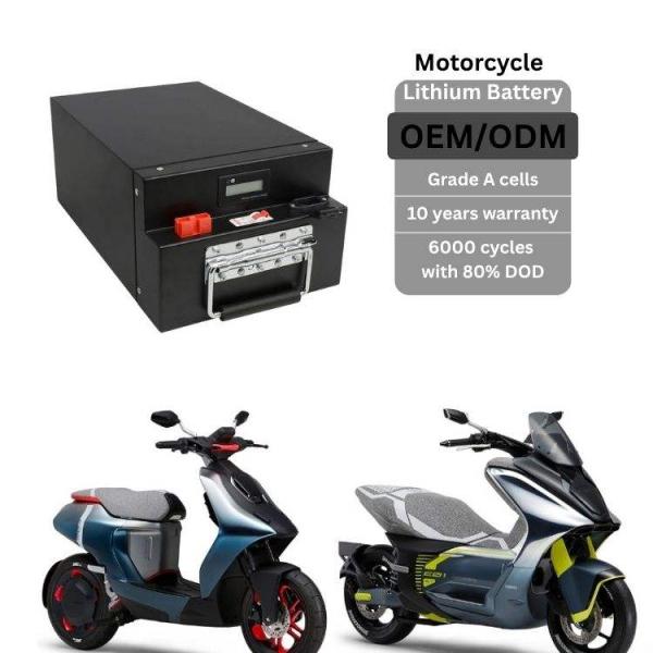 Batería Lifepo4 de 72V 60Ah para moto eléctrica
