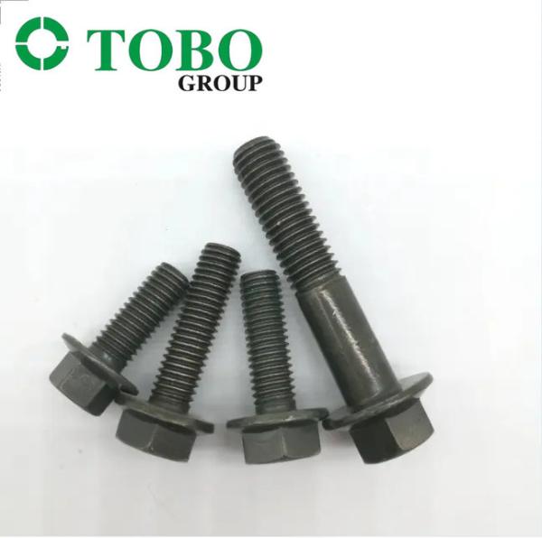 Factory Manufacture Hardware 6mm Fasteners Hexagonal Head Flange Bolts Steel 4.8/ 6.8/ 8.8/ 10.9/ 12.9 DIN6921