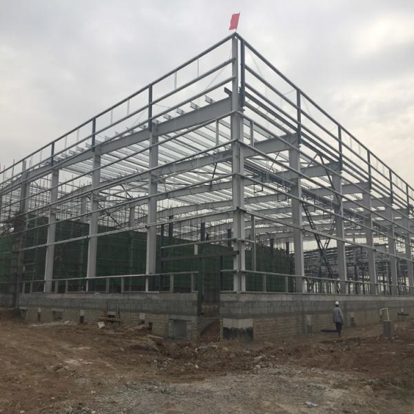 Construction métallique bâtiment soudé H en acier bâtiments agricoles avec poutres H en acier