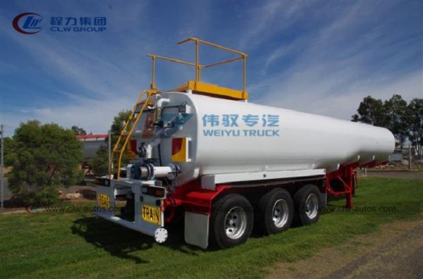 3 dos eixos 29000L 32000L ADR onça da água do petroleiro reboque semi