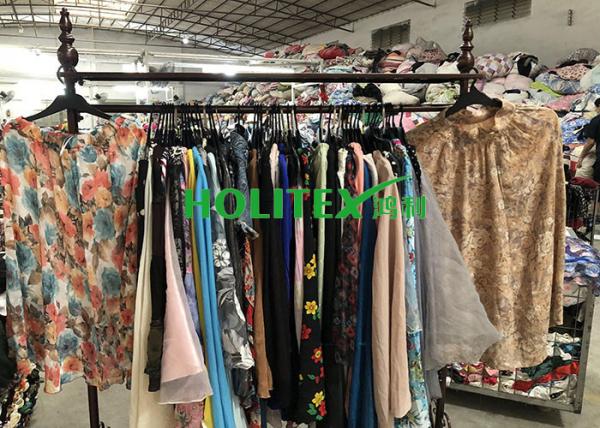 Mixed Size Bundle Used Clothing American Style Second Hand Ladies Silk Skirts