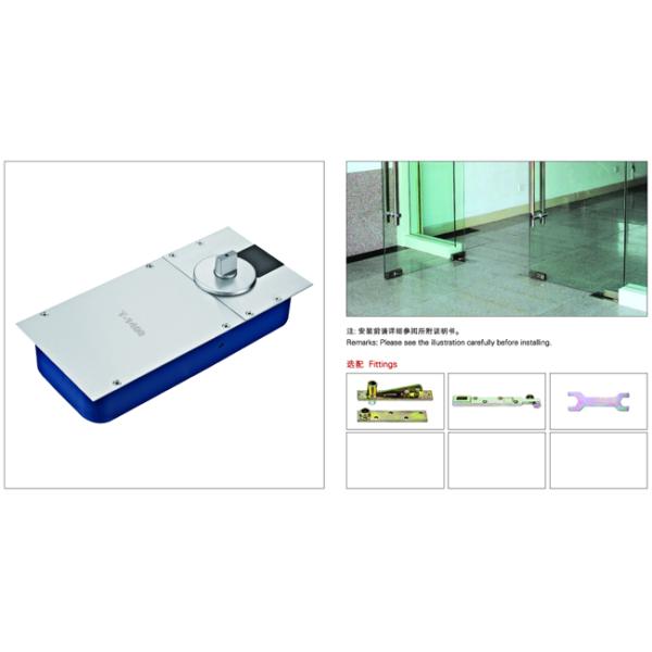 Floor Hinge T-1400, color:black or blue, casting iron,  weight capacity 180kgs,