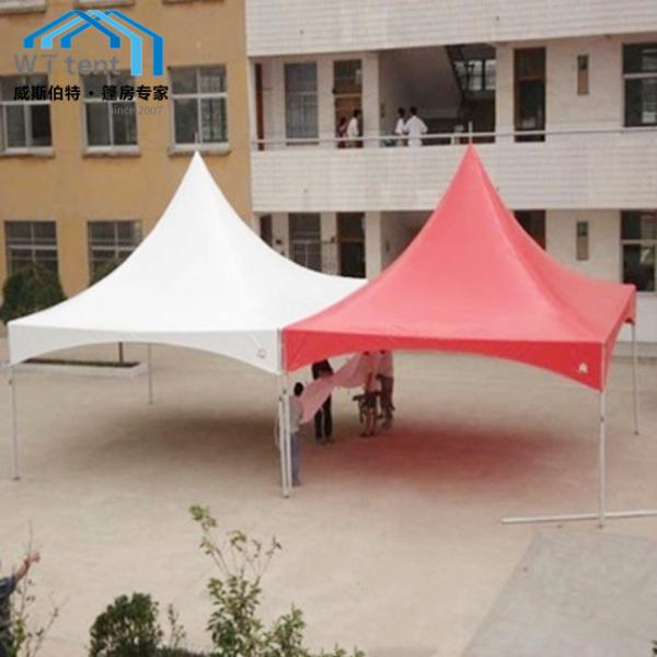 3x3m Spring Top Marquee Pinnacle PVC Roof Aluminium Alloy Frame