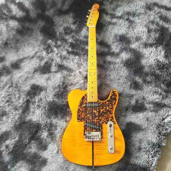 Custom HAnderson Hohner Mad-cat Vintage Rare Flame Top Finish Nicer Tele Electric Guitar