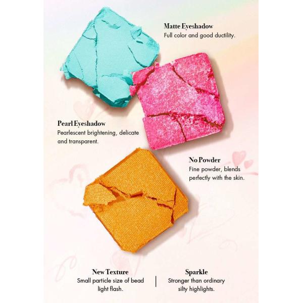 Colorful Vegan Duochrome Eyeshadow Palette Powder 16.2g Lightweight