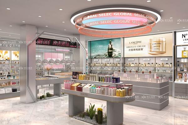 Les Classiques Gray Series Cosmetic Display Case for Retail Stores