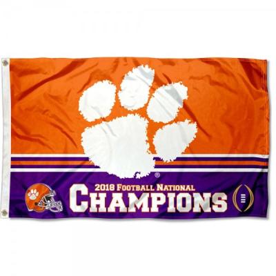 Clemson_tigers football champions nationaux drapeau