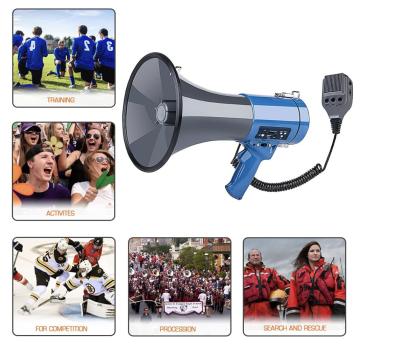 Anti Bacterial Portable Military Bullhorn Siren Megaphone 50W Professional Bullhorn