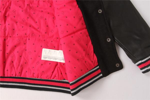 PU Sleeve Ladies Black Bomber Jacket 10A 12A 14A Sample free