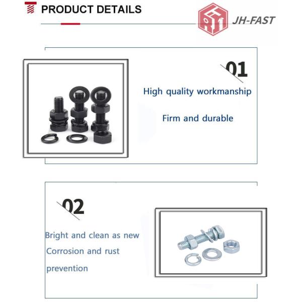 Прямая отделка GB Стандартные шестеренные болты и гайки из нержавеющей стали 304 316 для производства
