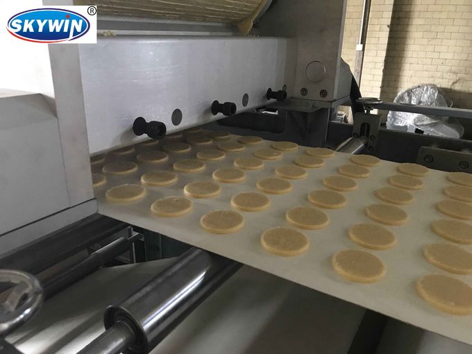 Управление 3 PLC красит коммерчески печенье делая печенье машины заполненное шоколадом