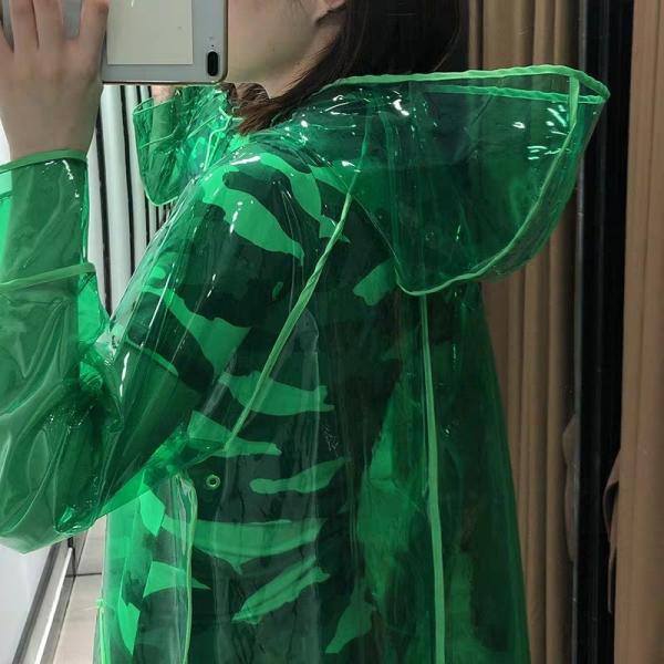 Lady ' S Windbreaker 0.15MM Waterproof TPU Fabric